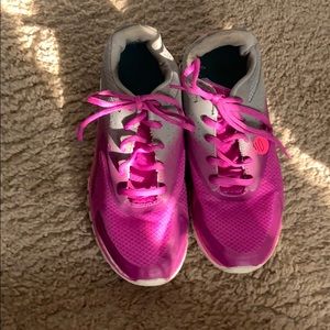 champion purple & grey sneakers women’s 8